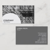 Carte De Visite Panneau semi-cercle - Échafaudage (Devant / Derrière)