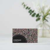 Carte De Visite Panneau semi-cercle (points) - Abstrait fragmenté (Debout devant)