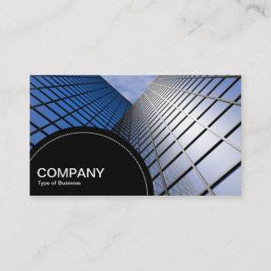 Carte De Visite Panneau semi-cercle (points) - Bloc de bureau