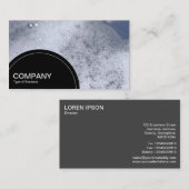 Carte De Visite Panneau semi-cercle (points) - Bulles de savon 02 (Devant / Derrière)