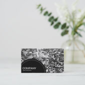 Carte De Visite Panneau semi-cercle (points) - Mosaïque (Debout devant)