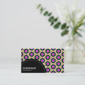 Carte De Visite Panneau semi-cercle (points) - Motif géométrique 0 (Debout devant)