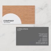 Carte De Visite Panneau semi-cercle - Wppd 06 (Devant / Derrière)