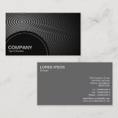 Carte De Visite Panneau semi-circulaire (points) - Pool électrique (Devant / Derrière)