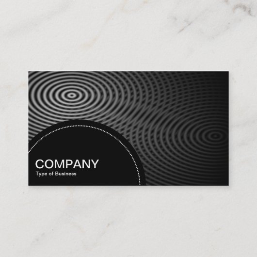 Carte De Visite Panneau semi-circulaire (points) - Pool électrique (Devant)