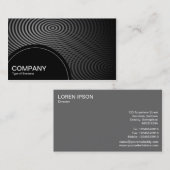 Carte De Visite Panneau semi-circulaire (points) - Pool électrique (Devant / Derrière)