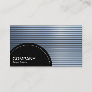 Carte De Visite Panneau semi-circulaire (points) - Tubes Chrome