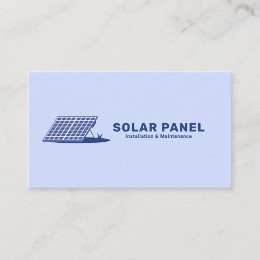 Carte De Visite Panneau solaire (Devant)