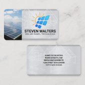 Carte De Visite Panneau Solaire | Tech IA (Devant / Derrière)