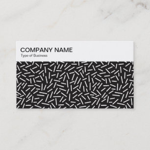 Carte De Visite Panneau supérieur - Abstrait 300117 - Blanc sur no