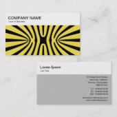 Carte De Visite Panneau supérieur - Abstrait fractal à contraste é (Devant / Derrière)