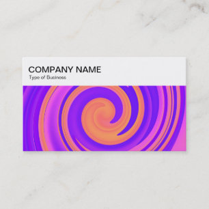 Carte De Visite Panneau supérieur - Abstrait Swirl 250816 - 01c Bu
