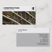 Carte De Visite Panneau supérieur - construction - photo (Devant / Derrière)