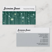 Carte De Visite Panneau supérieur - Optique fibre optique (Devant / Derrière)