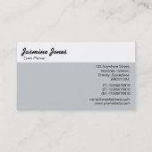 Carte De Visite Panneau supérieur - Points couleur 01 (Dos)