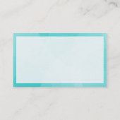 Carte De Visite Panneaux 02 - Courbes Cyan (Dos)