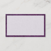 Carte De Visite Panneaux 02 - Denim violet (Dos)