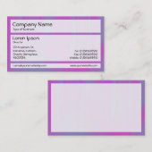 Carte De Visite Panneaux 02 - Flux Magenta (Devant / Derrière)