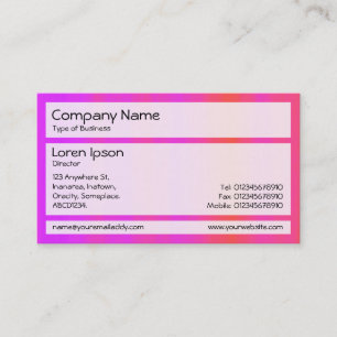 Carte De Visite Panneaux 02 - Haze rose