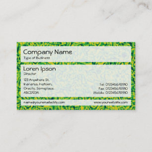 Carte De Visite Panneaux 02 - Impressionnisme vert