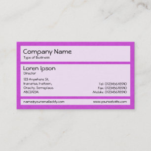 Carte De Visite Panneaux 02 - Magenta Stucco
