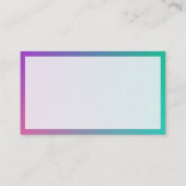 Carte De Visite Panneaux 02 - Mélange de couleurs (Dos)