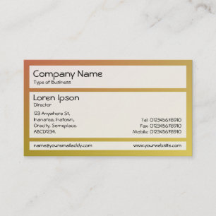 Carte De Visite Panneaux 02 - Mélange de couleurs