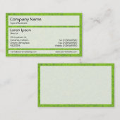 Carte De Visite Panneaux 02 - Minéraux verts 02 (Devant / Derrière)