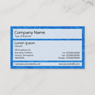 Carte De Visite Panneaux 02 - Moquette bleue