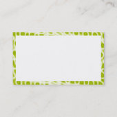 Carte De Visite Panneaux - Abstrait 080716(8) (Dos)