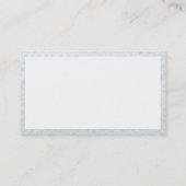 Carte De Visite Panneaux - Bulles blanches (Dos)