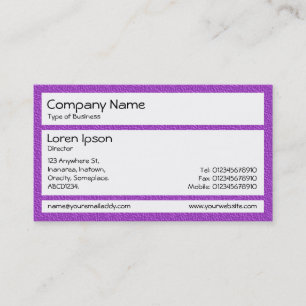 Carte De Visite Panneaux - Chaise en plastique violet