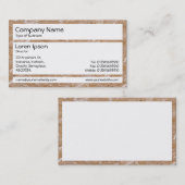 Carte De Visite Panneaux - Chipboard (Devant / Derrière)