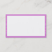 Carte De Visite Panneaux - Composé rose (Dos)