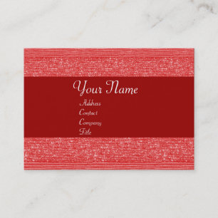 CARTE DE VISITE PANNEAUX DE MODE ROUGE