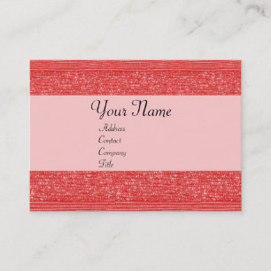 CARTE DE VISITE PANNEAUX DE MODE ROUGE