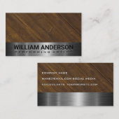 Carte De Visite Panneaux en bois | Couleur (Devant / Derrière)