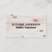 Carte De Visite Panneaux en bois | Cuir (Devant)