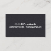 Carte De Visite Panneaux en bois | Outils Construction Hardhat (Dos)