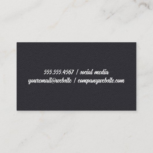 Carte De Visite Panneaux en bois | Outils Construction Hardhat (Dos)