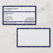 Carte De Visite Panneaux - Face de charbon (Devant / Derrière)