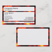 Carte De Visite Panneaux - Géants rouges (Devant / Derrière)