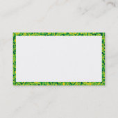 Carte De Visite Panneaux - Impressionnisme vert (Dos)