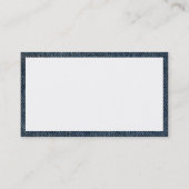 Carte De Visite Panneaux - Jeans Bleus Vieux (Dos)