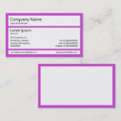 Carte De Visite Panneaux - Magenta Studio (Devant / Derrière)