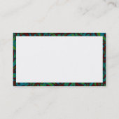 Carte De Visite Panneaux - Marbrage foncé (Dos)