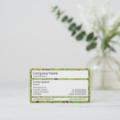 Carte De Visite Panneaux - Marquages verts (Debout devant)