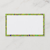 Carte De Visite Panneaux - Marquages verts (Dos)