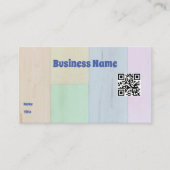 Carte De Visite Panneaux peints (Devant)