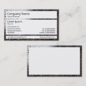 Carte De Visite Panneaux - Pluie sur une fenêtre (Devant / Derrière)